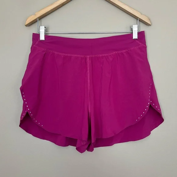 {Lululemon} Fast and Free Reflective High-Rise Classic-Fit Short 3" in Magenta - Picture 1 of 11